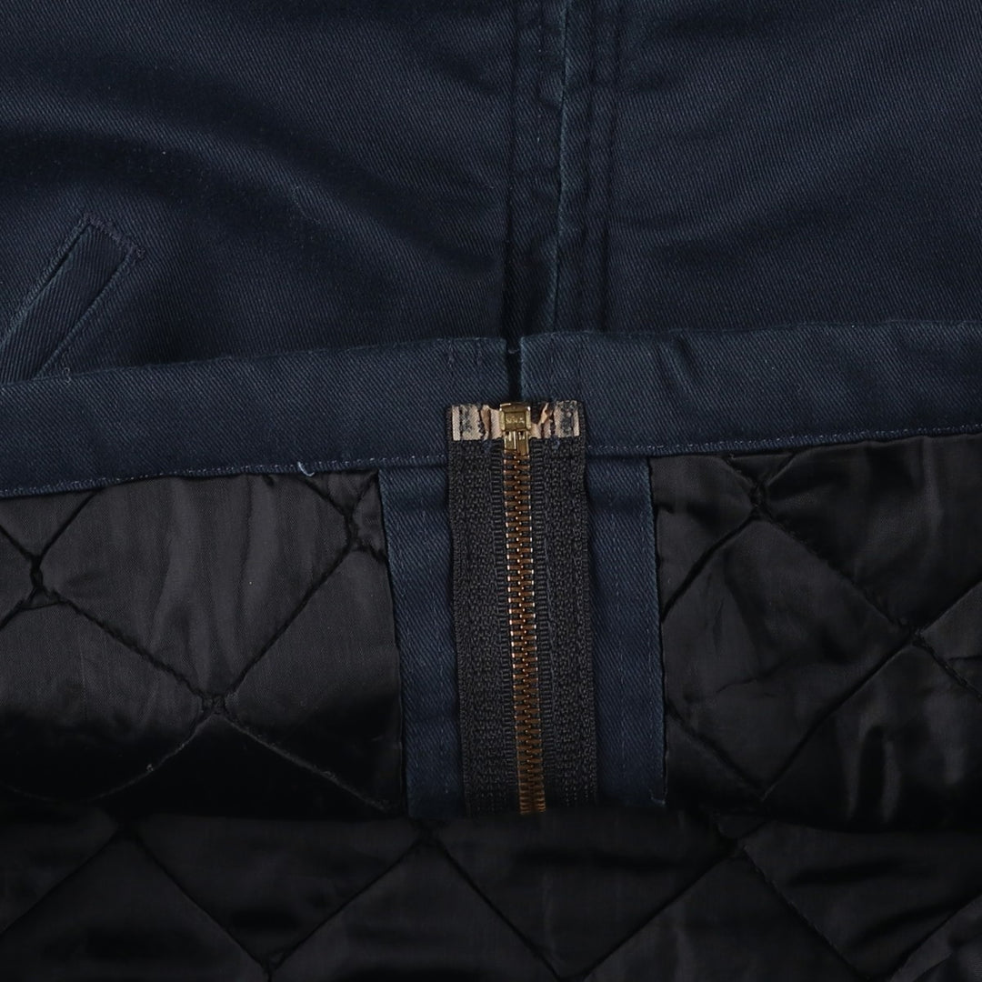 Dickies padded work jacket, men's size S polyester navy blue type Vintage Second Hand