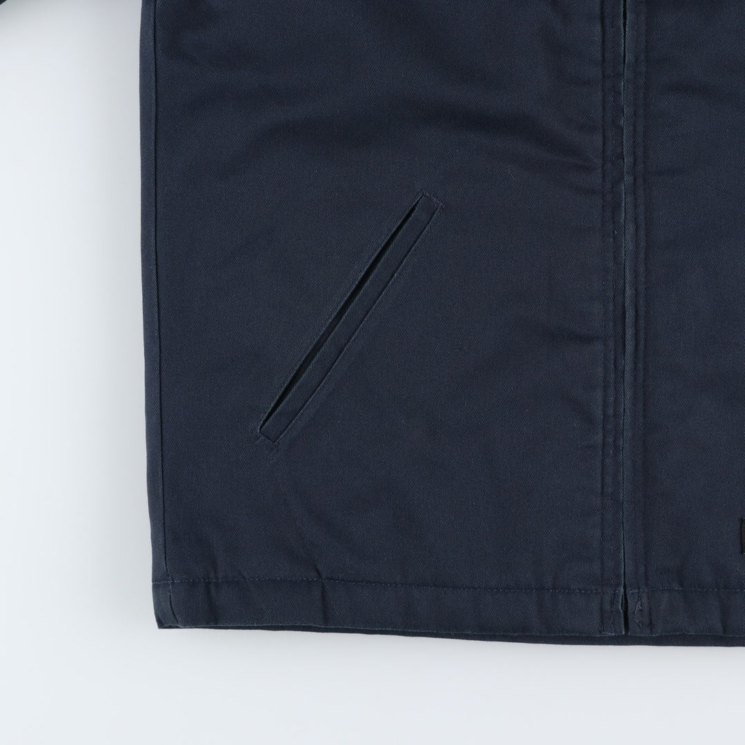 Dickies padded work jacket, men's size S polyester navy blue type Vintage Second Hand