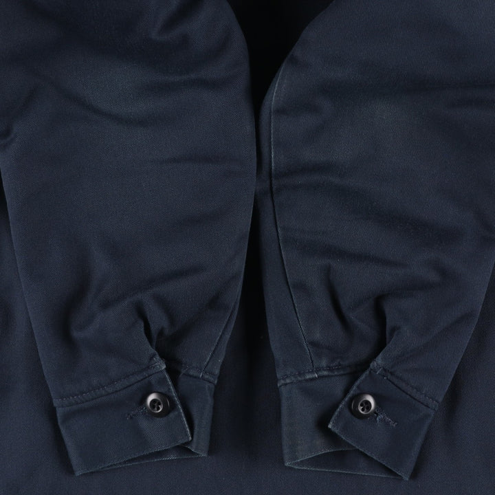 Dickies padded work jacket, men's size S polyester navy blue type Vintage Second Hand