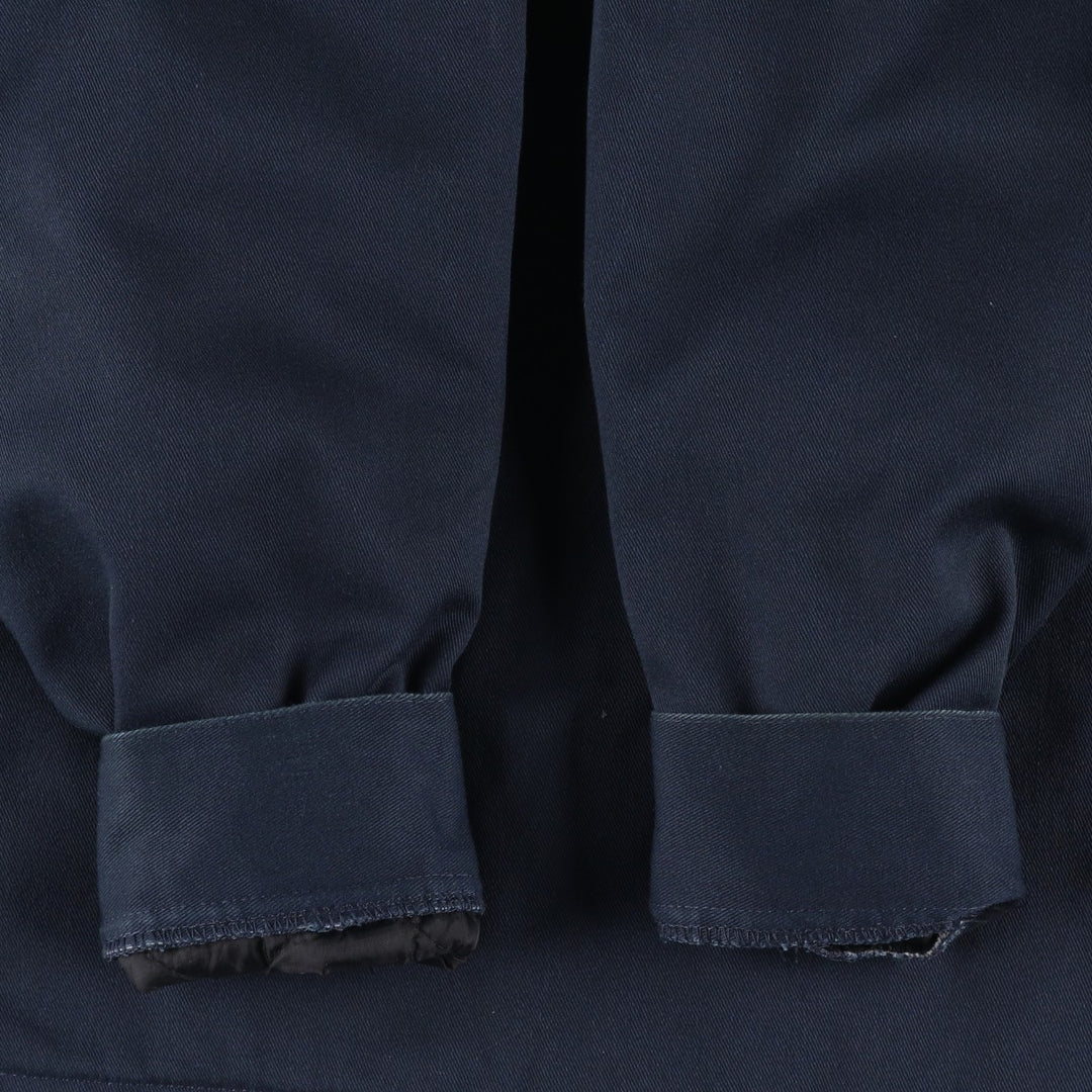 Dickies padded work jacket, men's size S polyester navy blue type Vintage Second Hand
