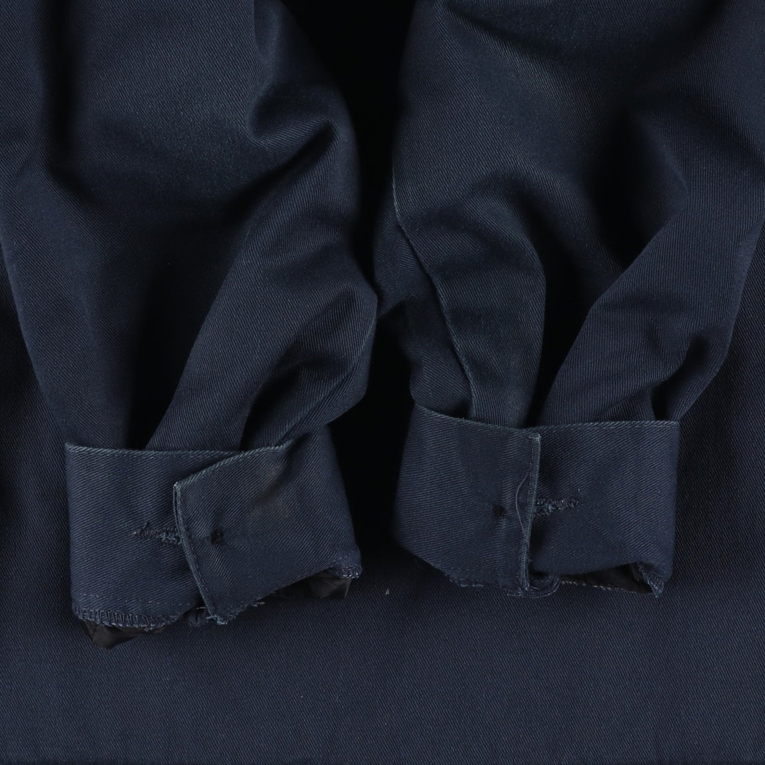 Dickies padded work jacket, men's size S polyester navy blue type Vintage Second Hand