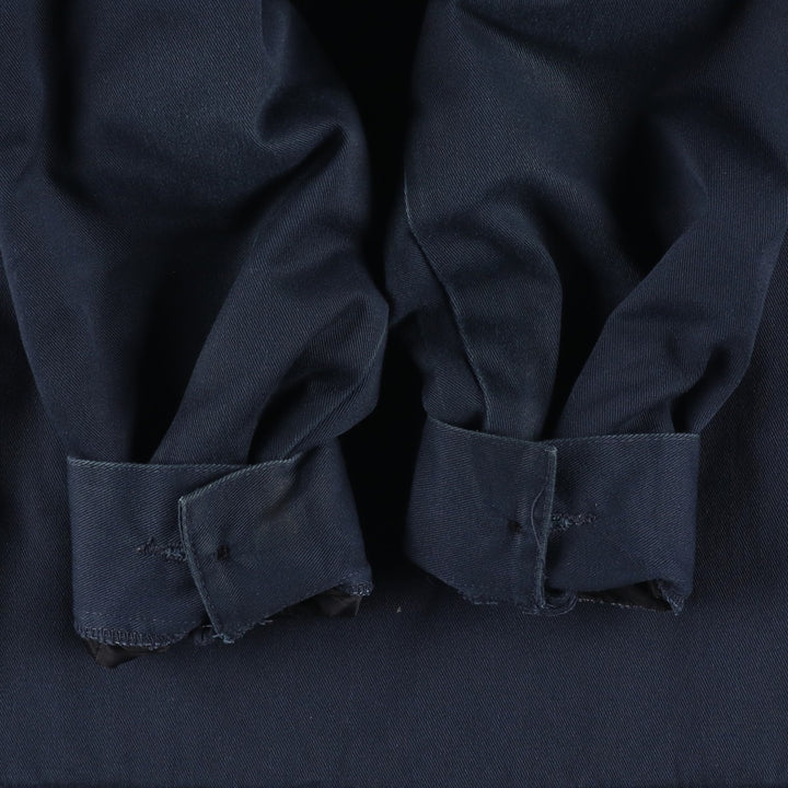 Dickies padded work jacket, men's size S polyester navy blue type Vintage Second Hand