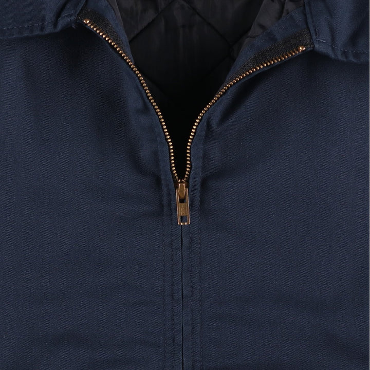 Dickies padded work jacket, men's size XL polyester navy blue type Vintage Second Hand