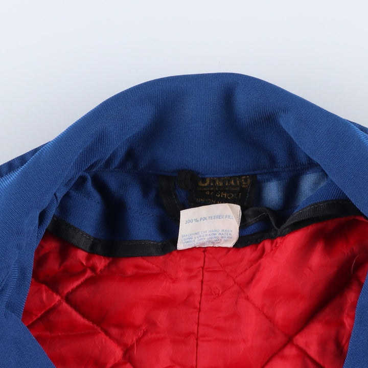 60s-70'S Unitog Work Jacket, Made in USA, Size 44, Short, Men's Medium Polyester (insulation) navy blue type Vintage Second Hand