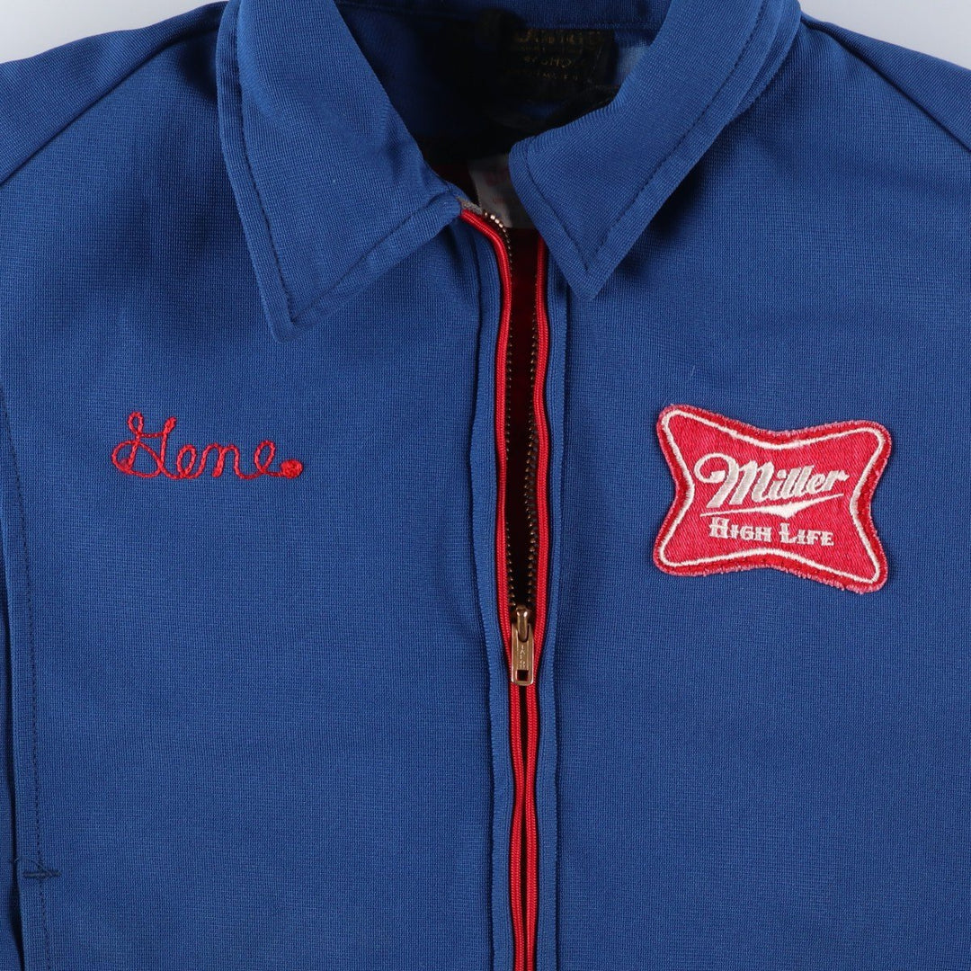 60s-70'S Unitog Work Jacket, Made in USA, Size 44, Short, Men's Medium Polyester (insulation) navy blue type Vintage Second Hand