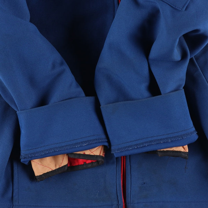 60s-70'S Unitog Work Jacket, Made in USA, Size 44, Short, Men's Medium Polyester (insulation) navy blue type Vintage Second Hand