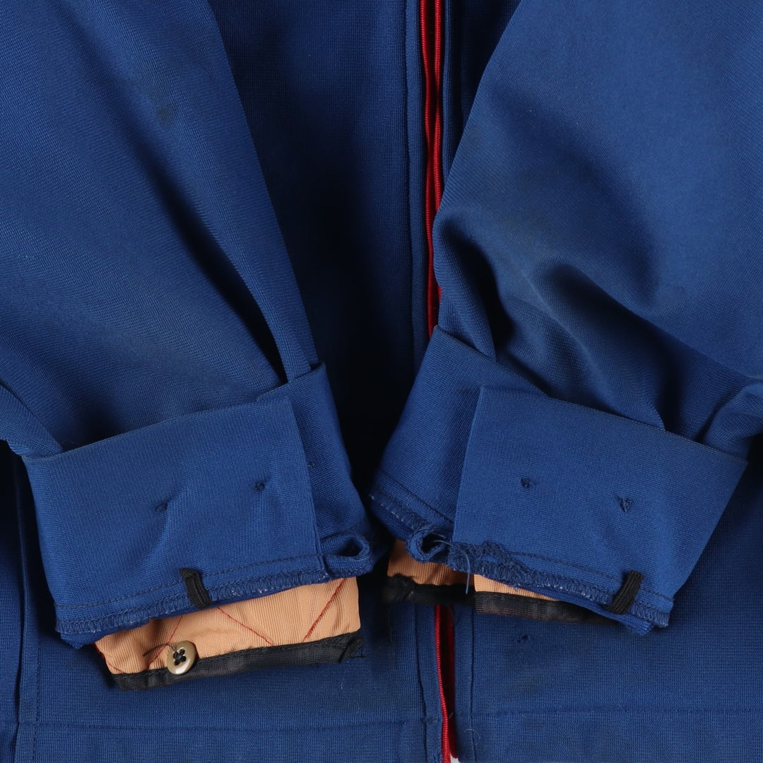 60s-70'S Unitog Work Jacket, Made in USA, Size 44, Short, Men's Medium Polyester (insulation) navy blue type Vintage Second Hand