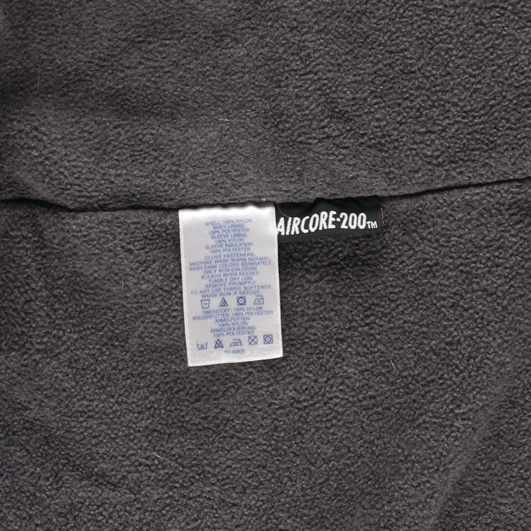 2000'S LANDS' END padded puffer jacket, men's size M Nylon navy blue type Vintage Second Hand