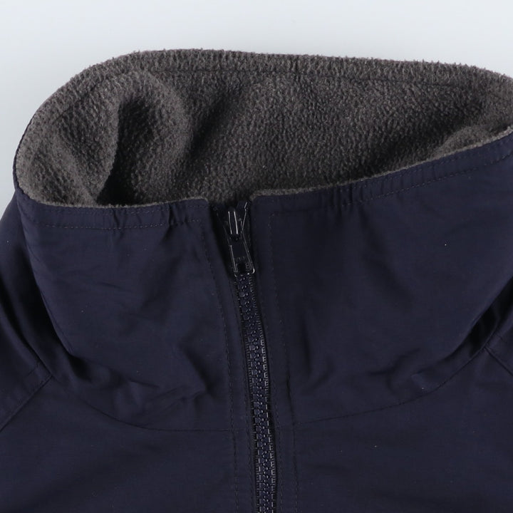 2000'S LANDS' END padded puffer jacket, men's size M Nylon navy blue type Vintage Second Hand