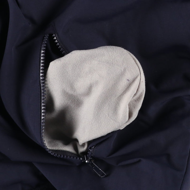 2000'S LANDS' END padded puffer jacket, men's size M Nylon navy blue type Vintage Second Hand