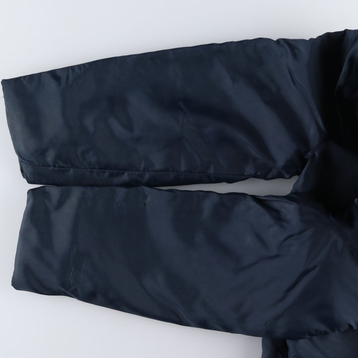 Vintage 1980'S rice SPORTSWEAR padded puffer jacket, made in Canada, size L, men's Nylon navy blue type Vintage Second Hand