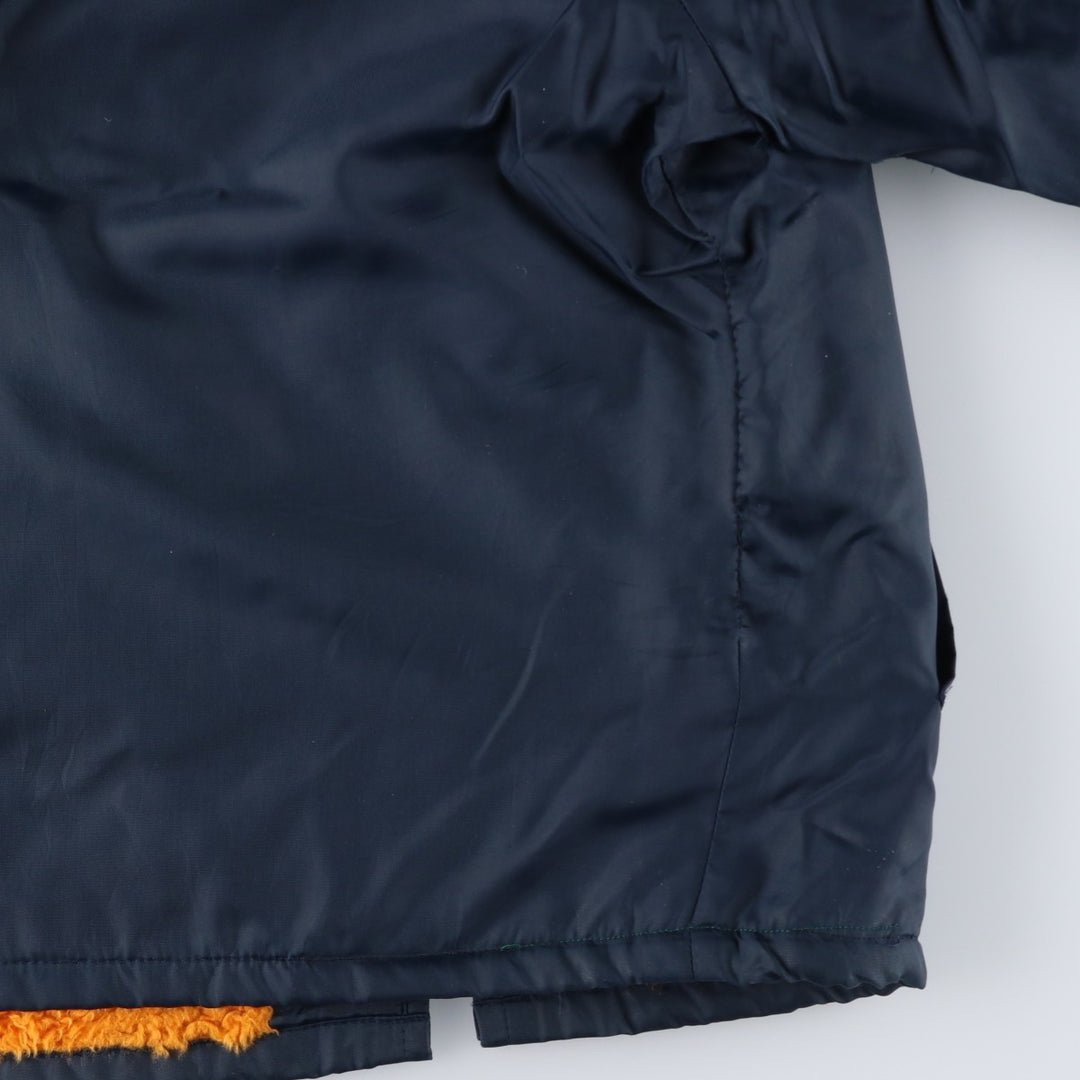 Vintage 1980'S rice SPORTSWEAR padded puffer jacket, made in Canada, size L, men's Nylon navy blue type Vintage Second Hand
