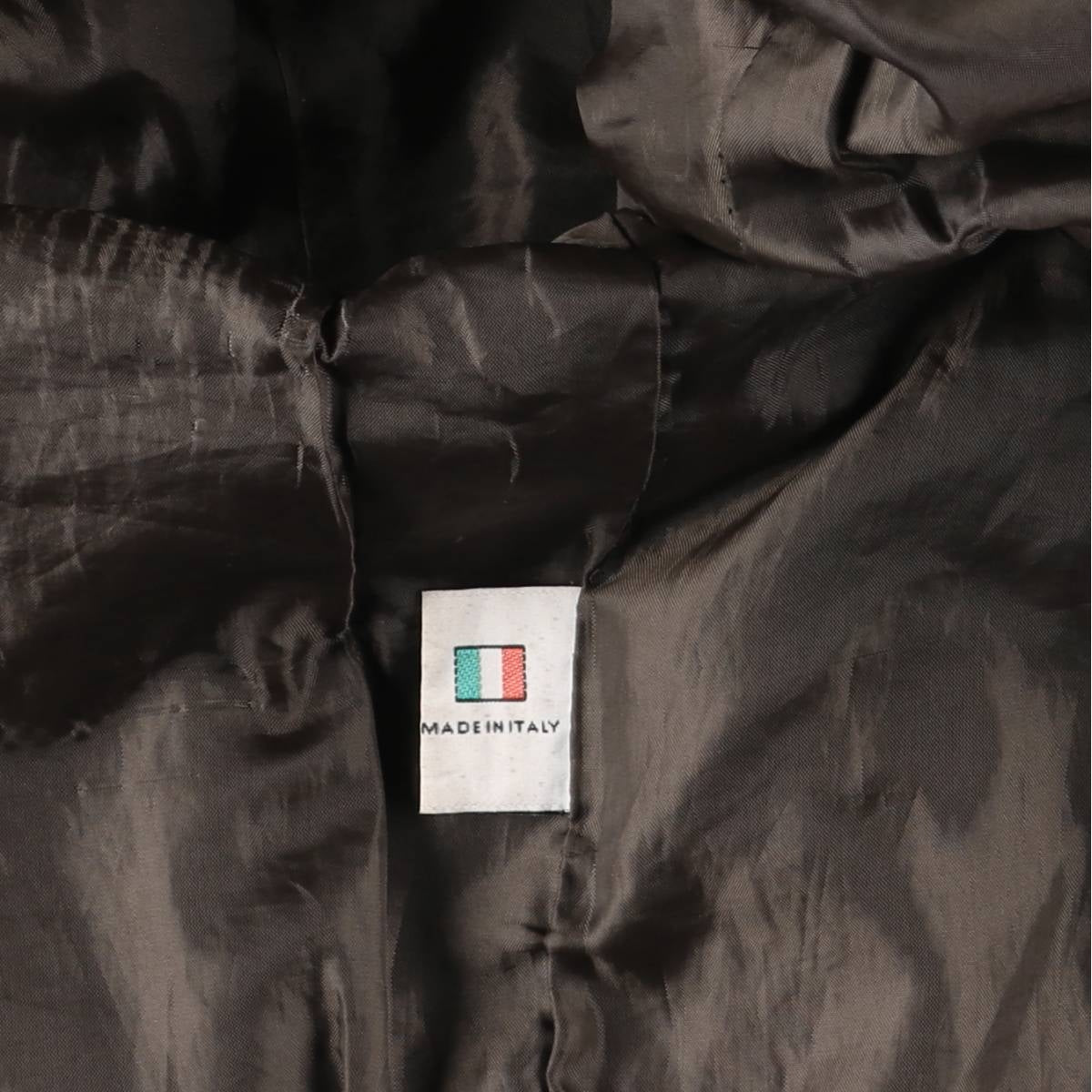 レザーブルゾン イタリア製 メンズS相当 ヴィンテージ genuine leather