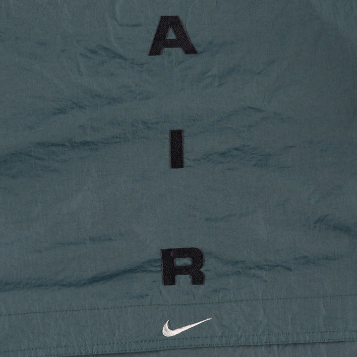 Vintage 90'S Nike Air Half-Zip Nylon Pullover, Men's Size Medium Nylon Green type dark green Vintage Second Hand