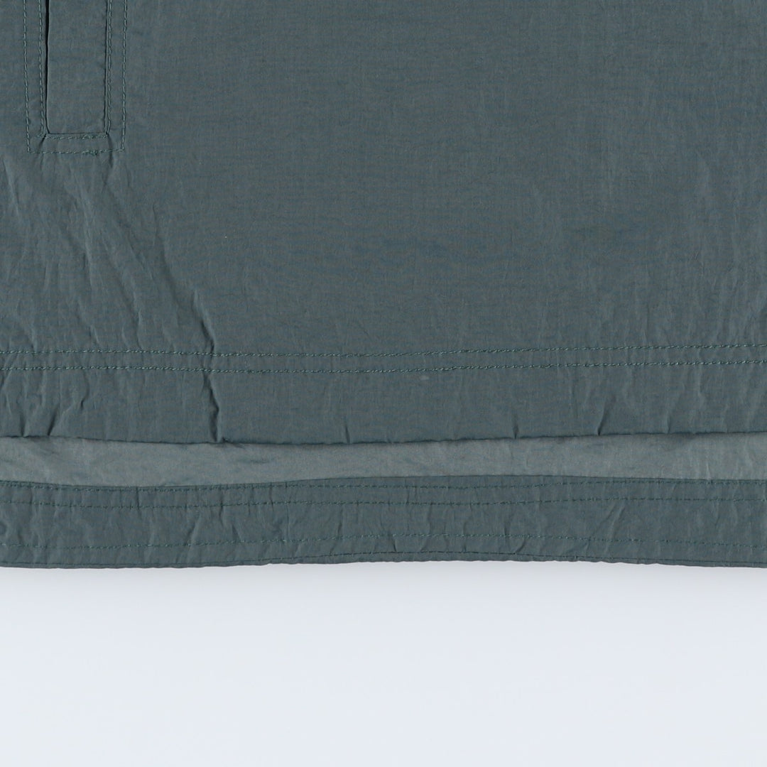 Vintage 90'S Nike Air Half-Zip Nylon Pullover, Men's Size Medium Nylon Green type dark green Vintage Second Hand