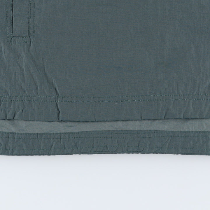 Vintage 90'S Nike Air Half-Zip Nylon Pullover, Men's Size Medium Nylon Green type dark green Vintage Second Hand