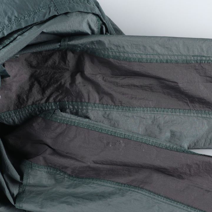 Vintage 90'S Nike Air Half-Zip Nylon Pullover, Men's Size Medium Nylon Green type dark green Vintage Second Hand