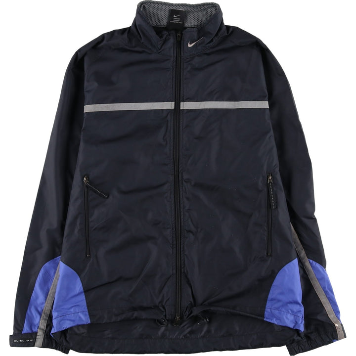 2000'S Nike CLIMA-FIT Windbreaker, Men's Size Medium polyester black type Vintage Second Hand