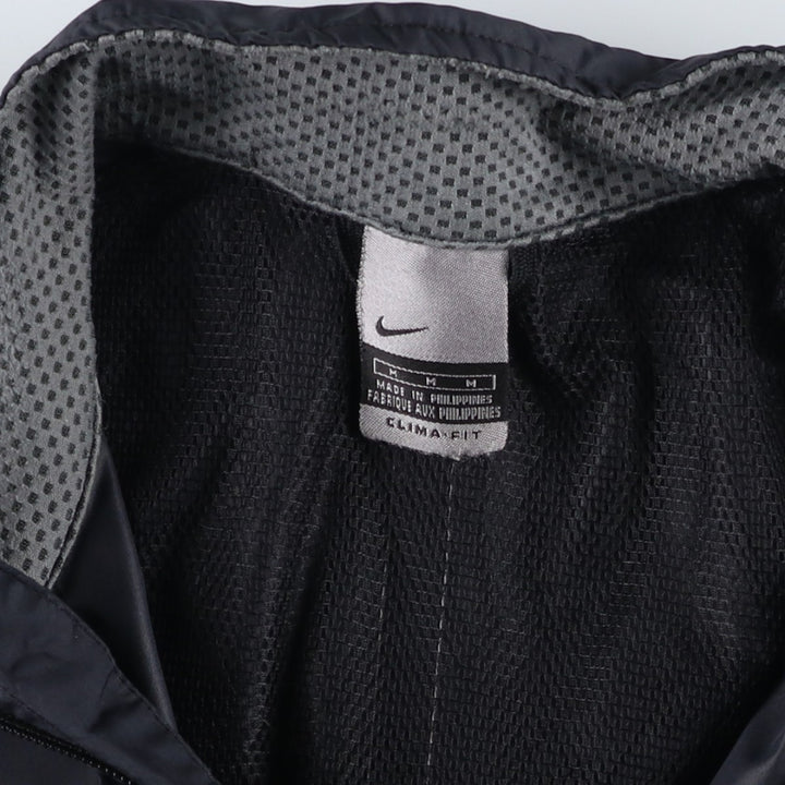 2000'S Nike CLIMA-FIT Windbreaker, Men's Size Medium polyester black type Vintage Second Hand