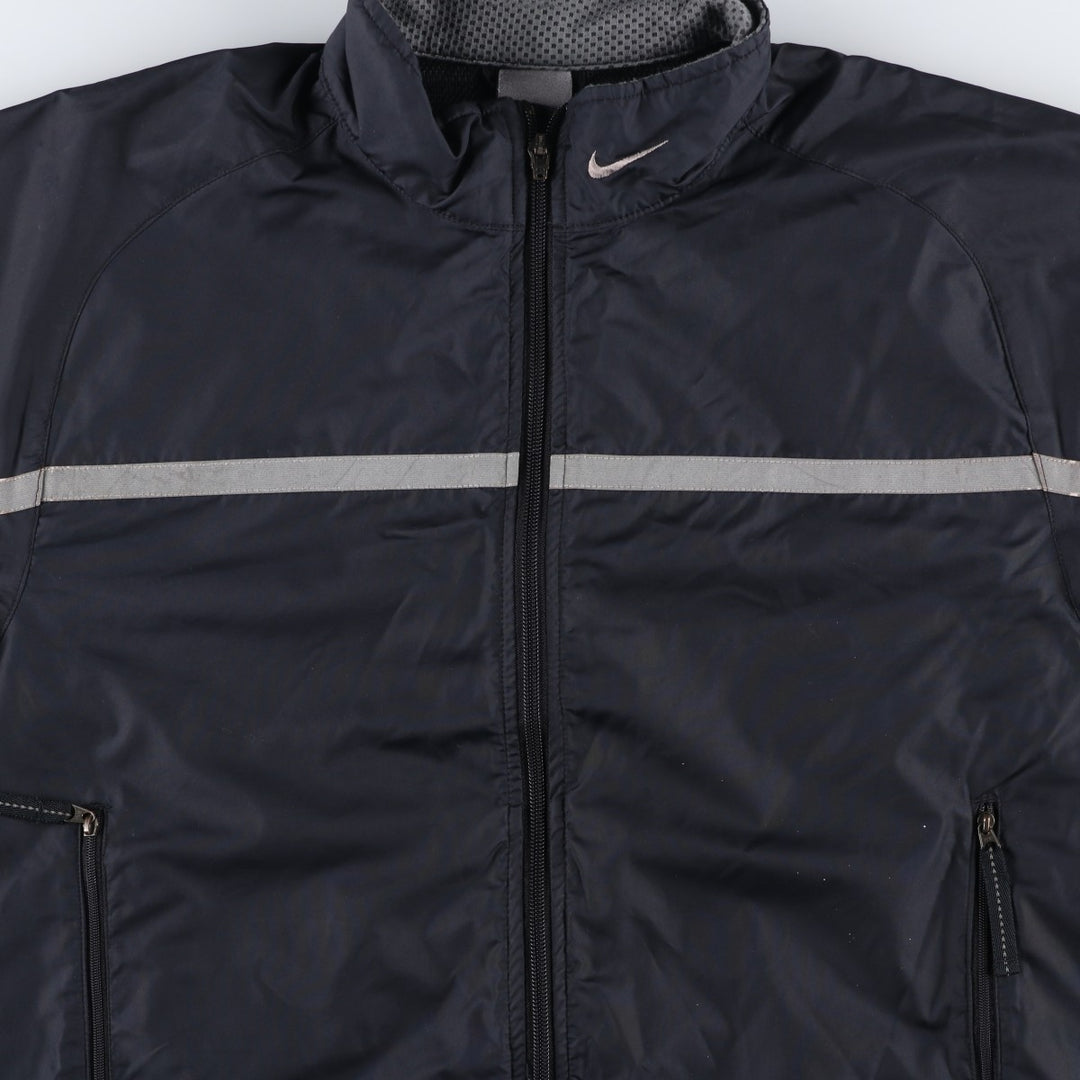 2000'S Nike CLIMA-FIT Windbreaker, Men's Size Medium polyester black type Vintage Second Hand