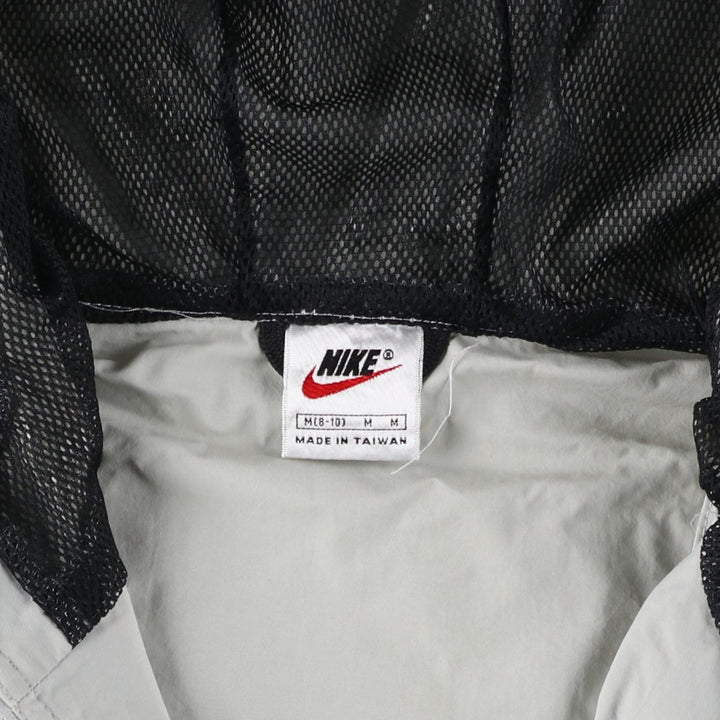 90'S Nike Anorak Parka, Men's Medium, Vintage Nylon gray type Vintage Second Hand