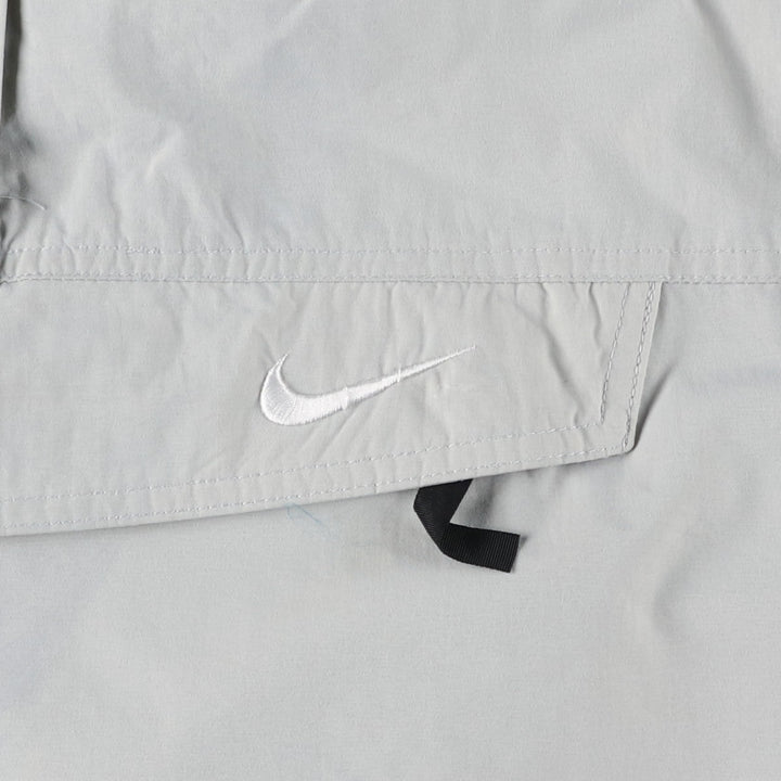 90'S Nike Anorak Parka, Men's Medium, Vintage Nylon gray type Vintage Second Hand