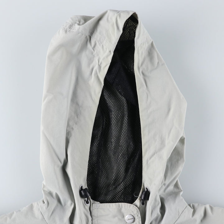 90'S Nike Anorak Parka, Men's Medium, Vintage Nylon gray type Vintage Second Hand
