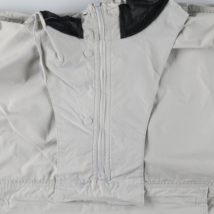 90'S Nike Anorak Parka, Men's Medium, Vintage Nylon gray type Vintage Second Hand
