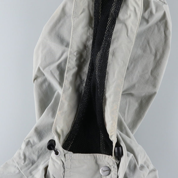 90'S Nike Anorak Parka, Men's Medium, Vintage Nylon gray type Vintage Second Hand
