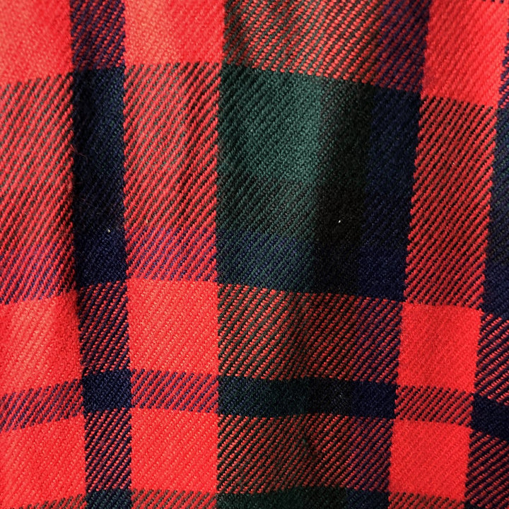 90s-00'S Vintage St. John's Bay Lightflannel Check Shirt, Men's Size L, Long Sleeve unclear red type Vintage Second Hand