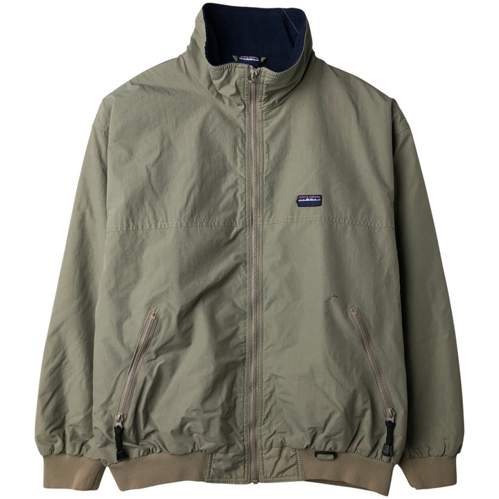 Vintage 90'S White Sierra padded puffer jacket, size L, men's Nylon Khaki type beige Vintage Second Hand