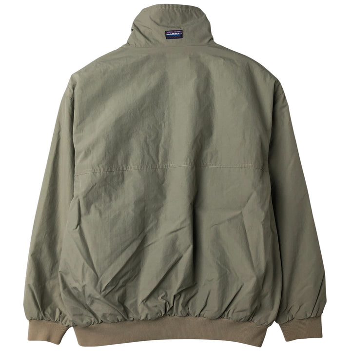 Vintage 90'S White Sierra padded puffer jacket, size L, men's Nylon Khaki type beige Vintage Second Hand