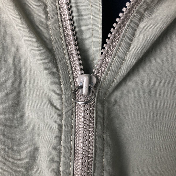 Vintage 90'S White Sierra padded puffer jacket, size L, men's Nylon Khaki type beige Vintage Second Hand
