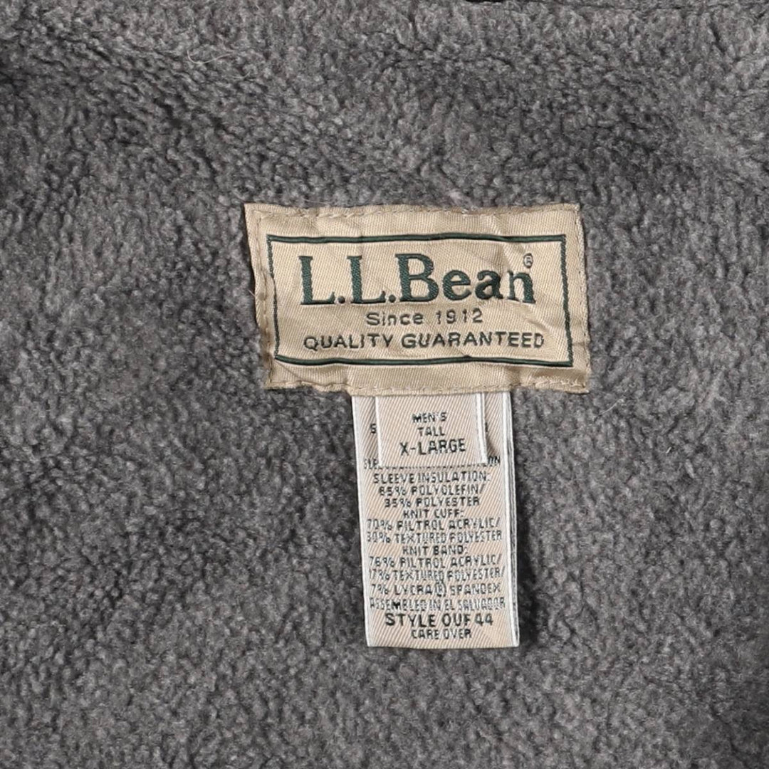 90s-00'S LL Bean Padded Mountain Jacket, Shell Jacket, Puffer Jacket, Men's XL, Vintage Nylon black type Vintage Second Hand
