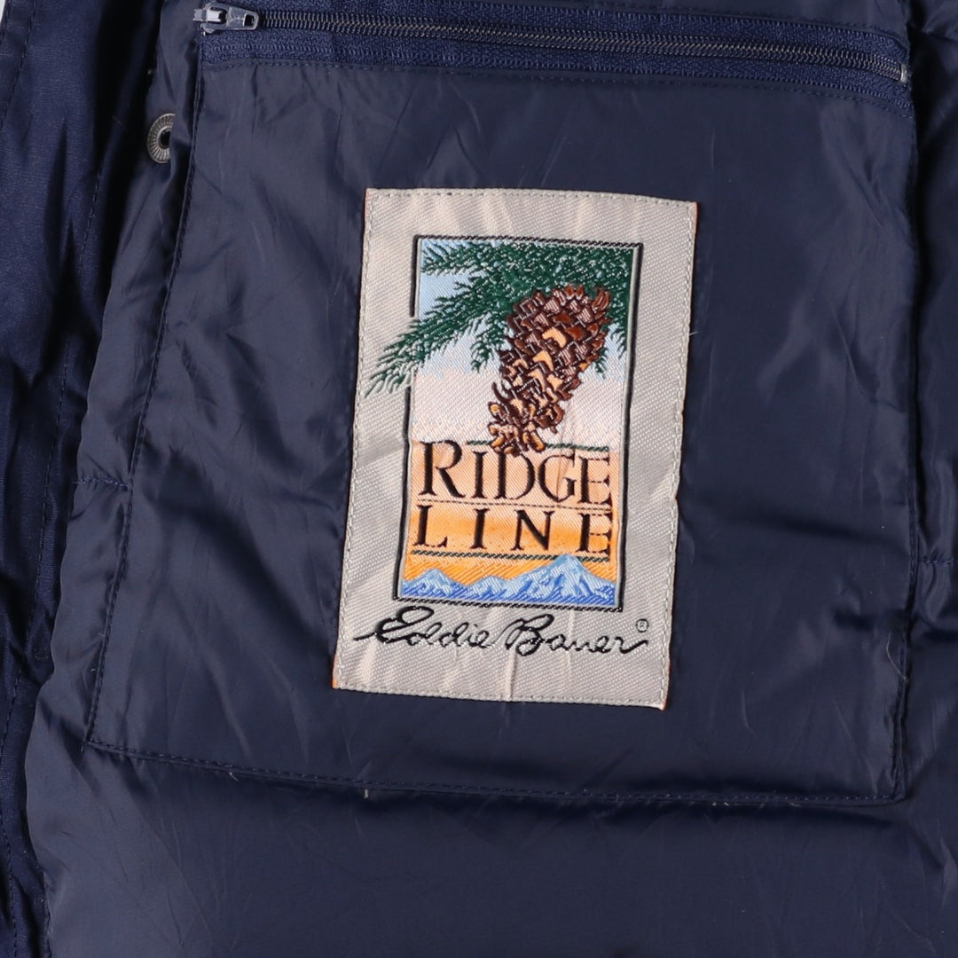 Eddie Bauer Goose Down Parka, Men's Size M polyester green type Vintage Second Hand