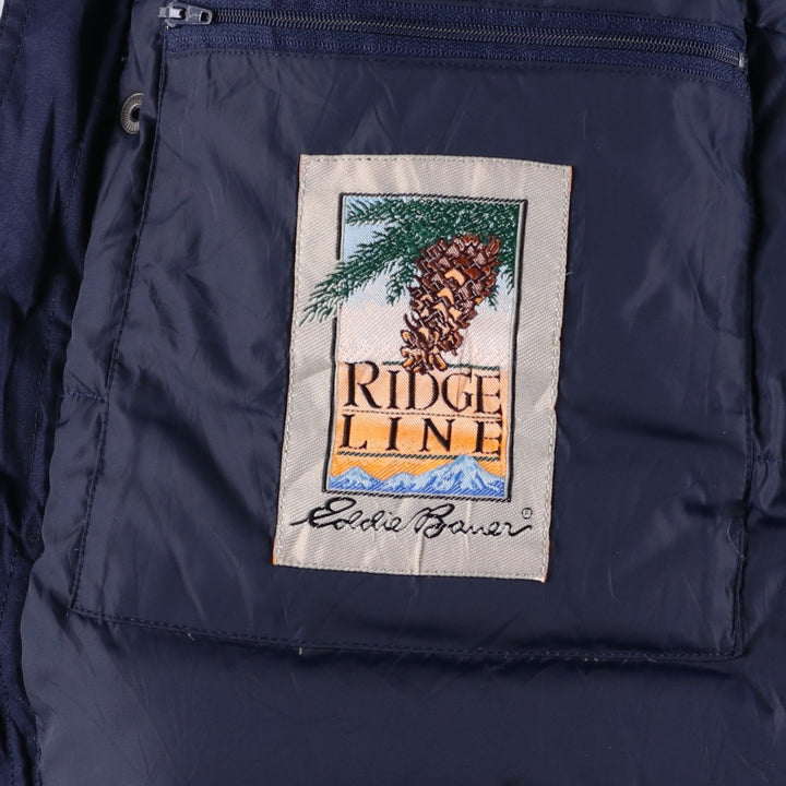Eddie Bauer Goose Down Parka, Men's Size M polyester green type Vintage Second Hand