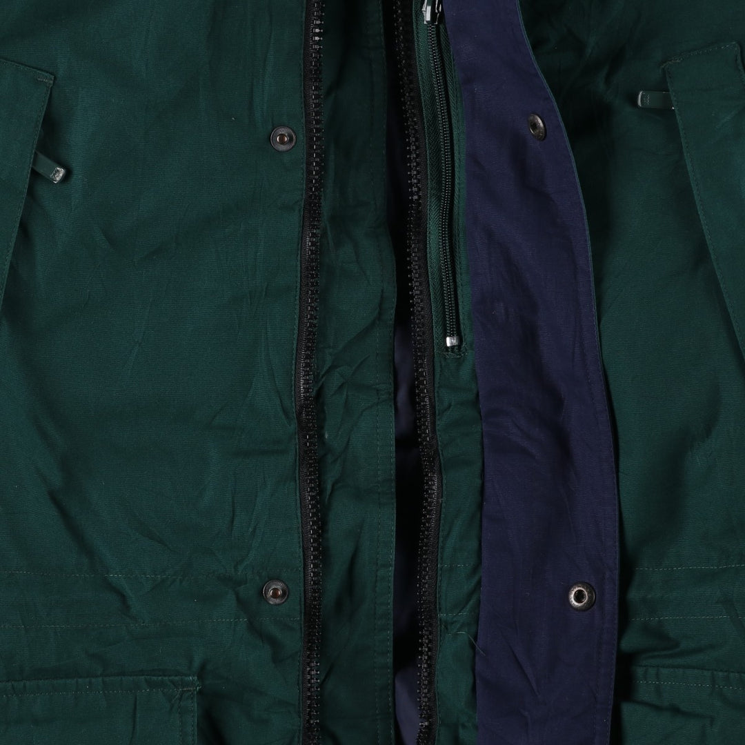 Eddie Bauer Goose Down Parka, Men's Size M polyester green type Vintage Second Hand