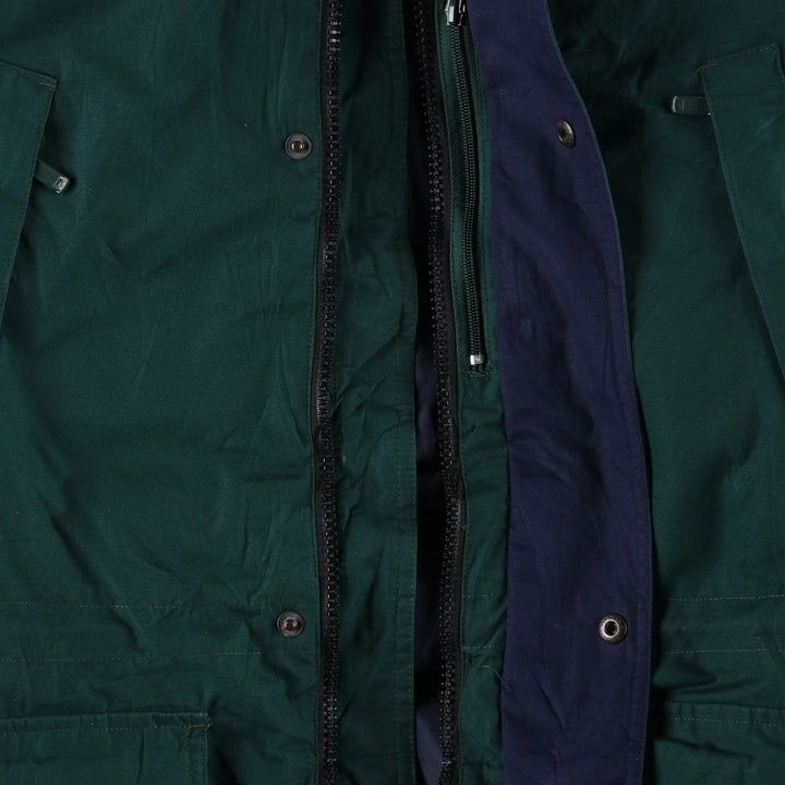 Eddie Bauer Goose Down Parka, Men's Size M polyester green type Vintage Second Hand