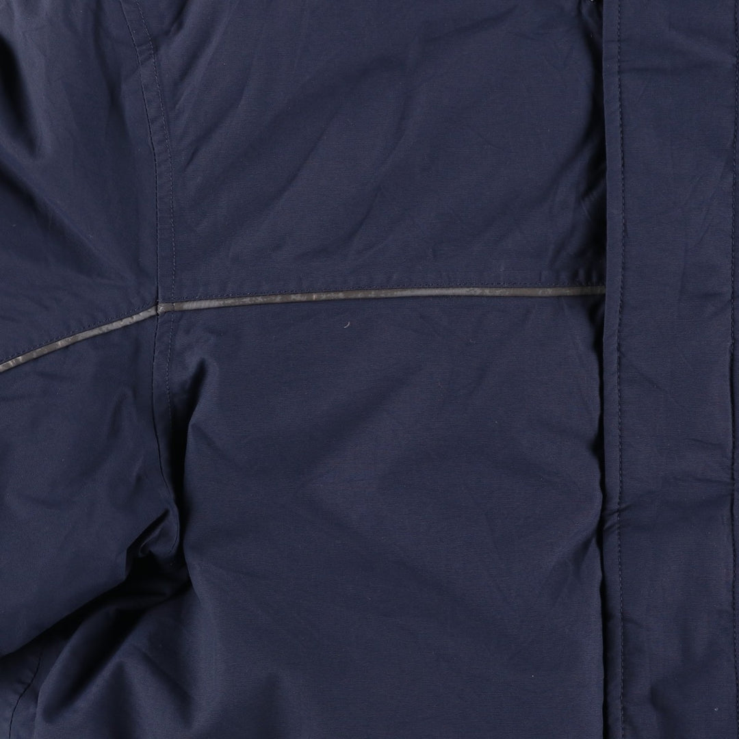 Eddie Bauer WEATHEREDGE Goose Down Parka, Men's Size L Nylon navy blue type Vintage Second Hand