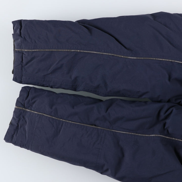 Eddie Bauer WEATHEREDGE Goose Down Parka, Men's Size L Nylon navy blue type Vintage Second Hand