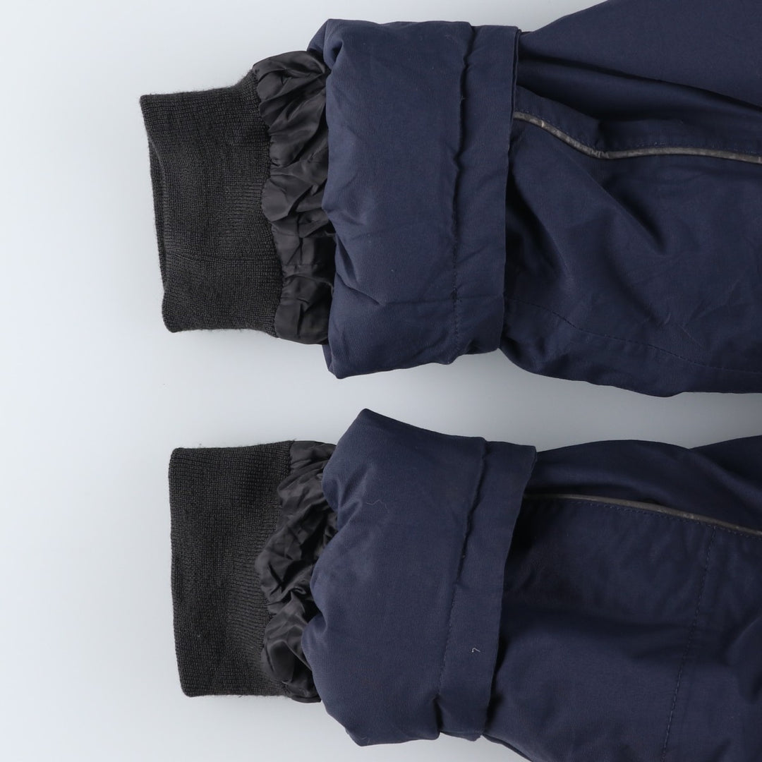 Eddie Bauer WEATHEREDGE Goose Down Parka, Men's Size L Nylon navy blue type Vintage Second Hand