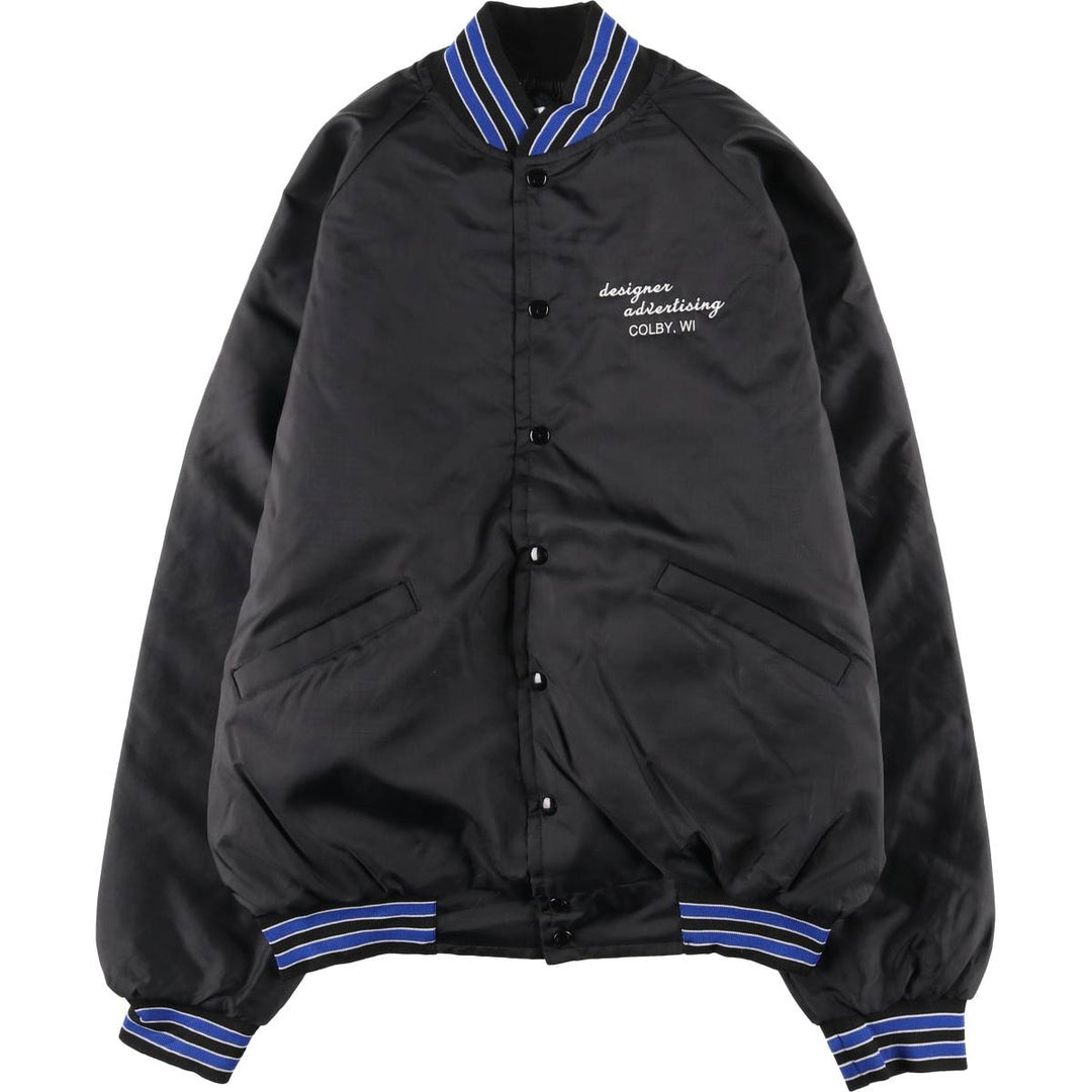 Vintage Scoreboard Sportswear Varsity Jacket, Award Jacket, Made in USA, Men's XL unclear black type Vintage Second Hand