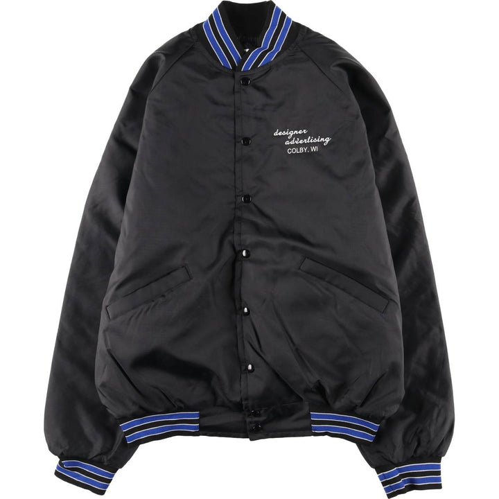 Vintage Scoreboard Sportswear Varsity Jacket, Award Jacket, Made in USA, Men's XL unclear black type Vintage Second Hand