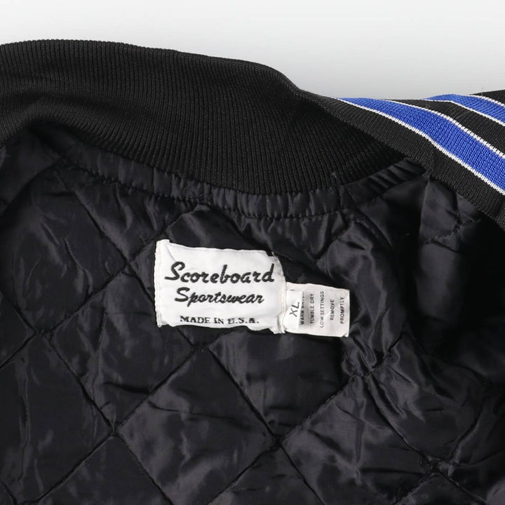 Vintage Scoreboard Sportswear Varsity Jacket, Award Jacket, Made in USA, Men's XL unclear black type Vintage Second Hand