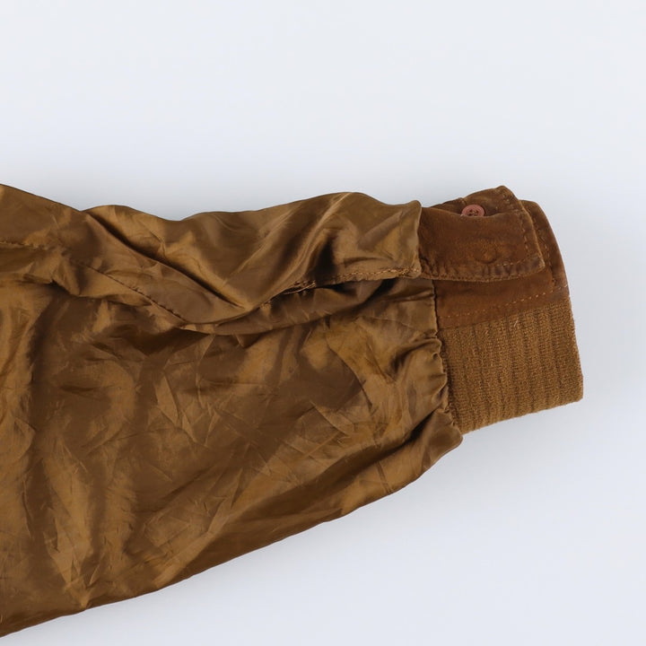 Christian Berg suede leather jacket, men's size XL Genuine Leather Suede Leather brown type Vintage Second Hand