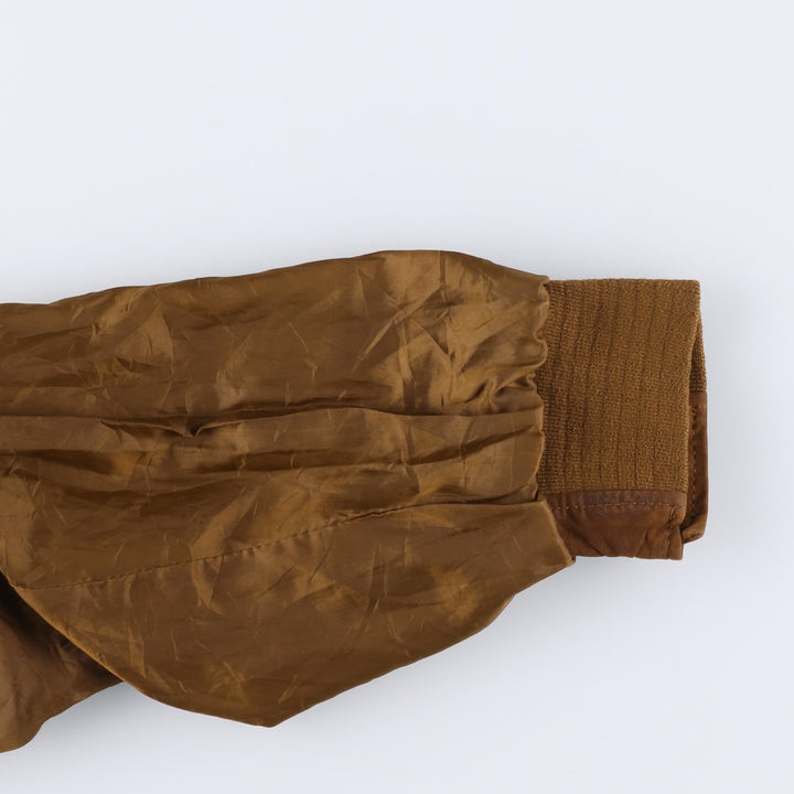 Christian Berg suede leather jacket, men's size XL Genuine Leather Suede Leather brown type Vintage Second Hand
