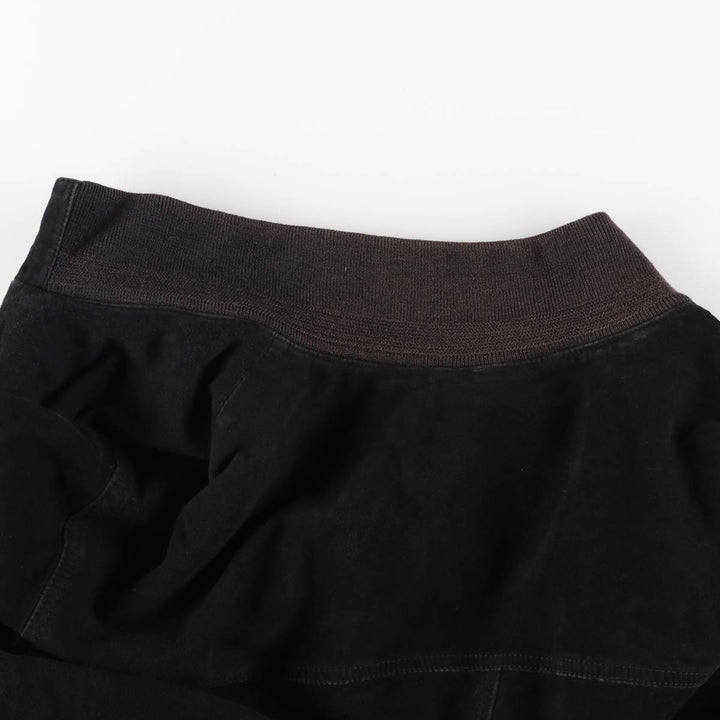 GIORGIO REDAELLI Balster Jacket, Suede Leather Blouson, Men's XL Genuine Leather Suede Leather black type Vintage Second Hand