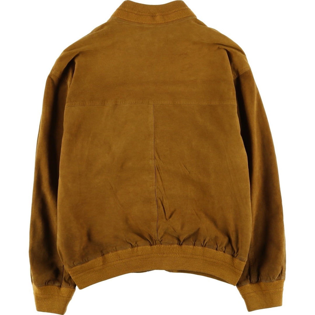 Vintage MEUCCI Balster Jacket in Suede and Leather Genuine Leather Suede Leather brown type Vintage Second Hand