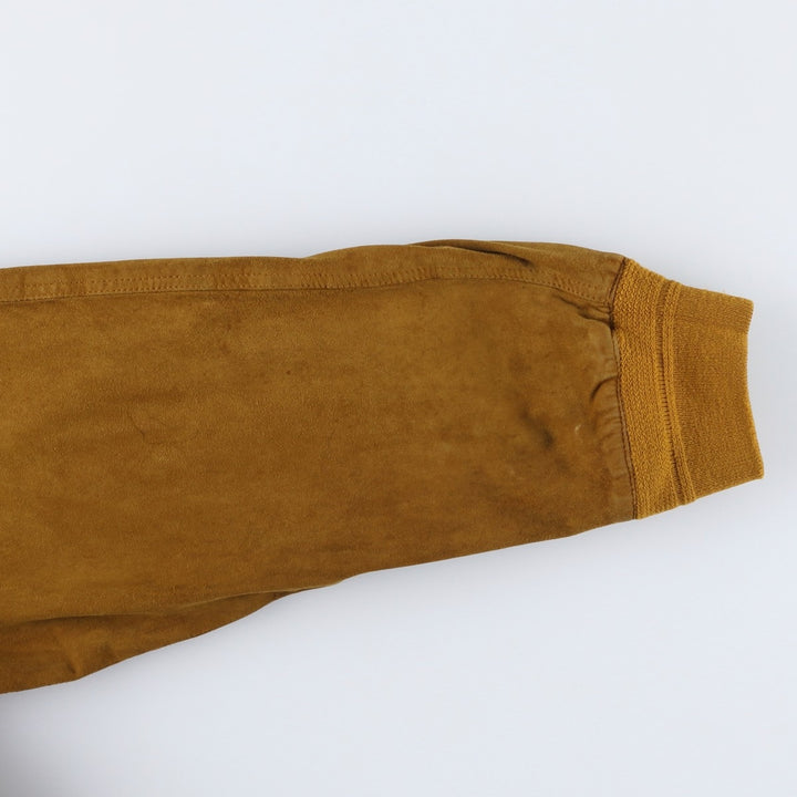 Vintage MEUCCI Balster Jacket in Suede and Leather Genuine Leather Suede Leather brown type Vintage Second Hand