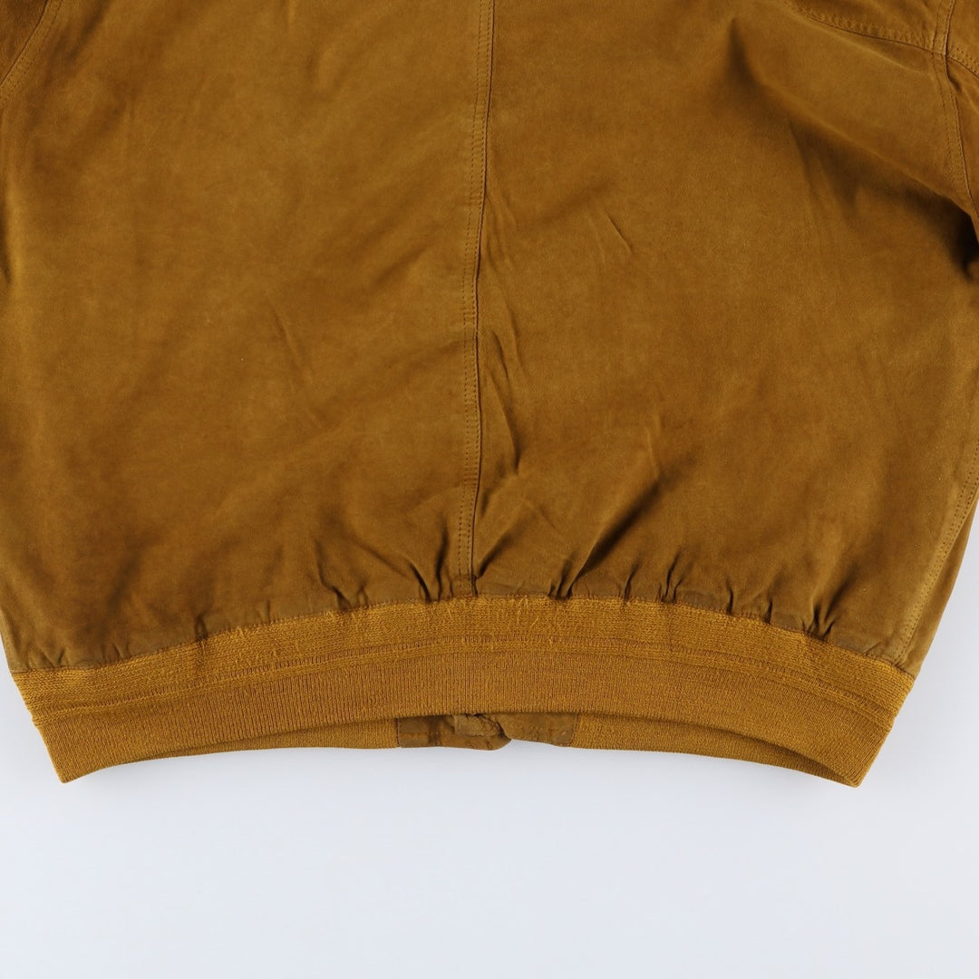 Vintage MEUCCI Balster Jacket in Suede and Leather Genuine Leather Suede Leather brown type Vintage Second Hand